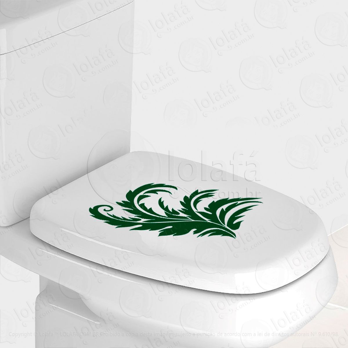 Flor Adesivo para Vaso Sanitário e Privada Mod:88