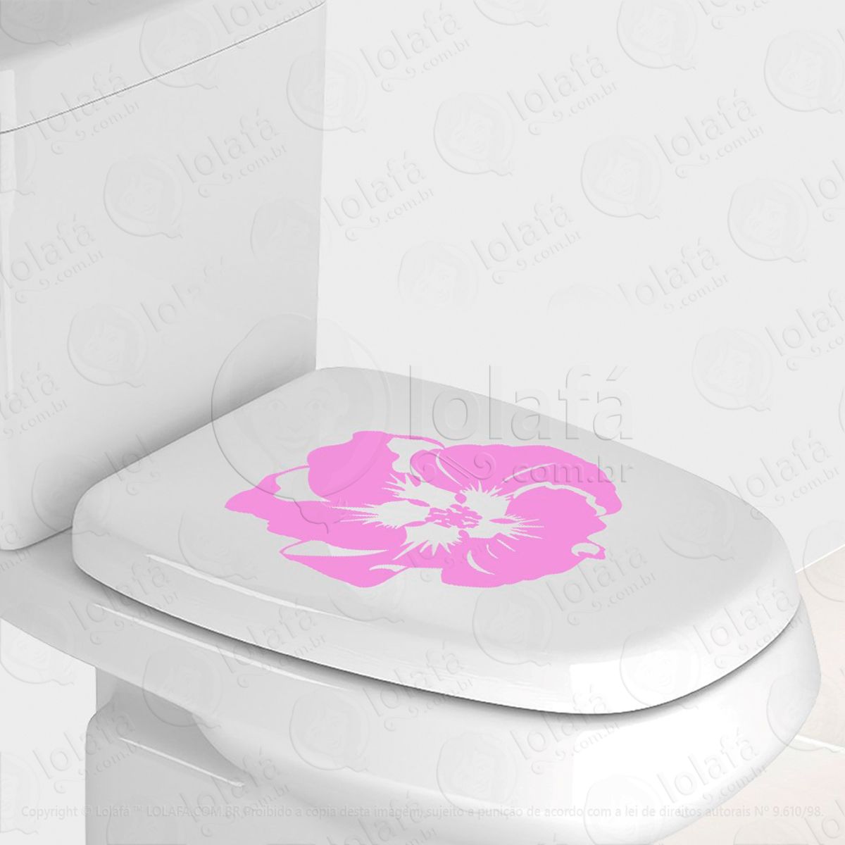 Flor Adesivo para Vaso Sanitário e Privada Mod:89