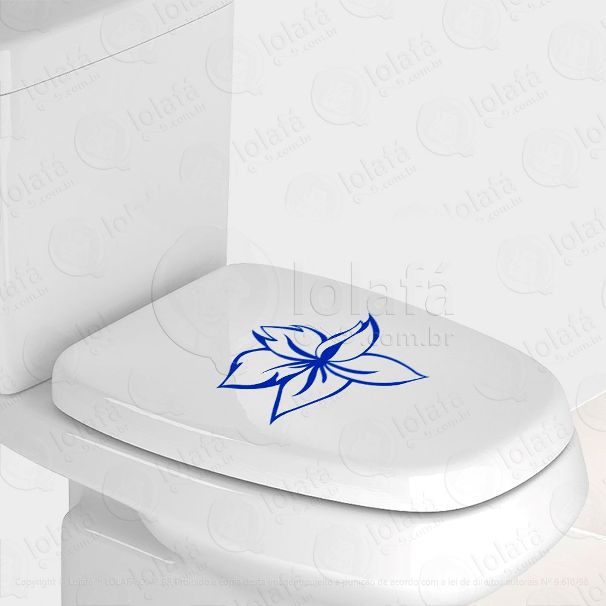 Flor Adesivo para Vaso Sanitário e Privada Mod:91