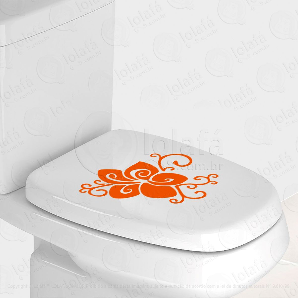 Flor Adesivo para Vaso Sanitário e Privada Mod:94