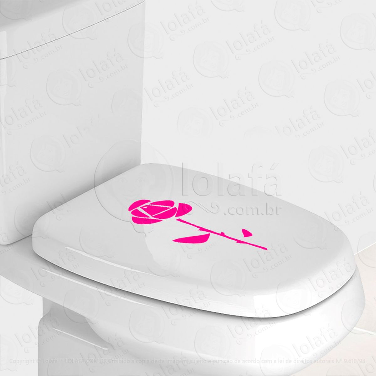 Flor Adesivo para Vaso Sanitário e Privada Mod:95