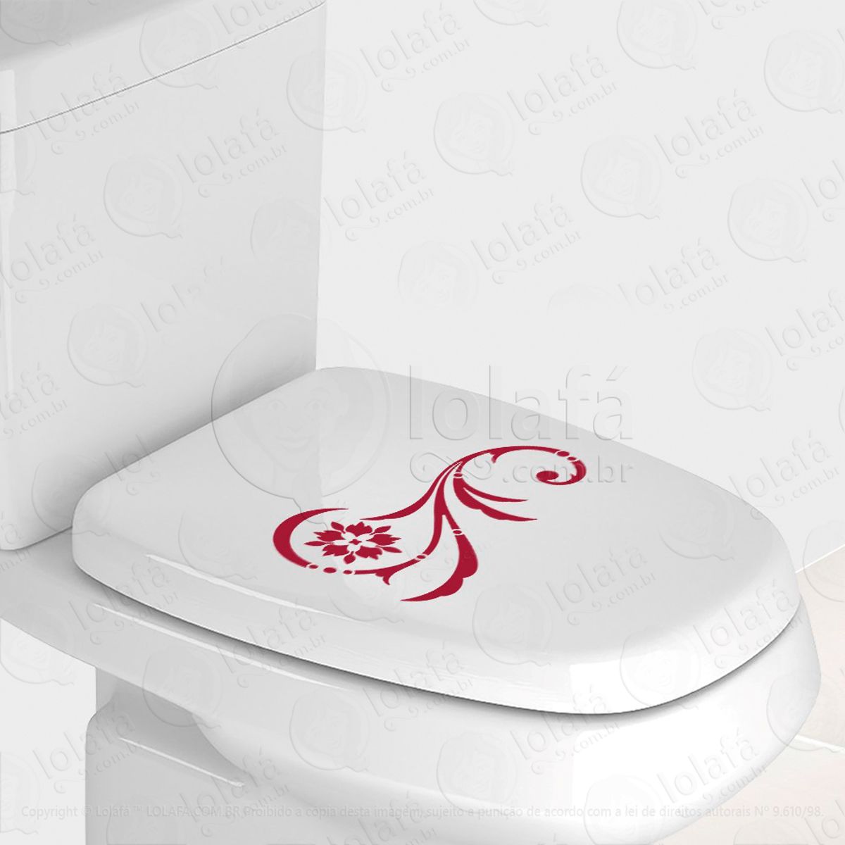 Flor Adesivo para Vaso Sanitário e Privada Mod:98