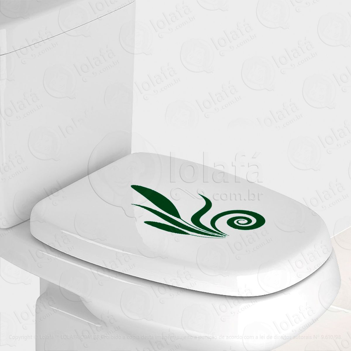 Flor Adesivo para Vaso Sanitário e Privada Mod:99