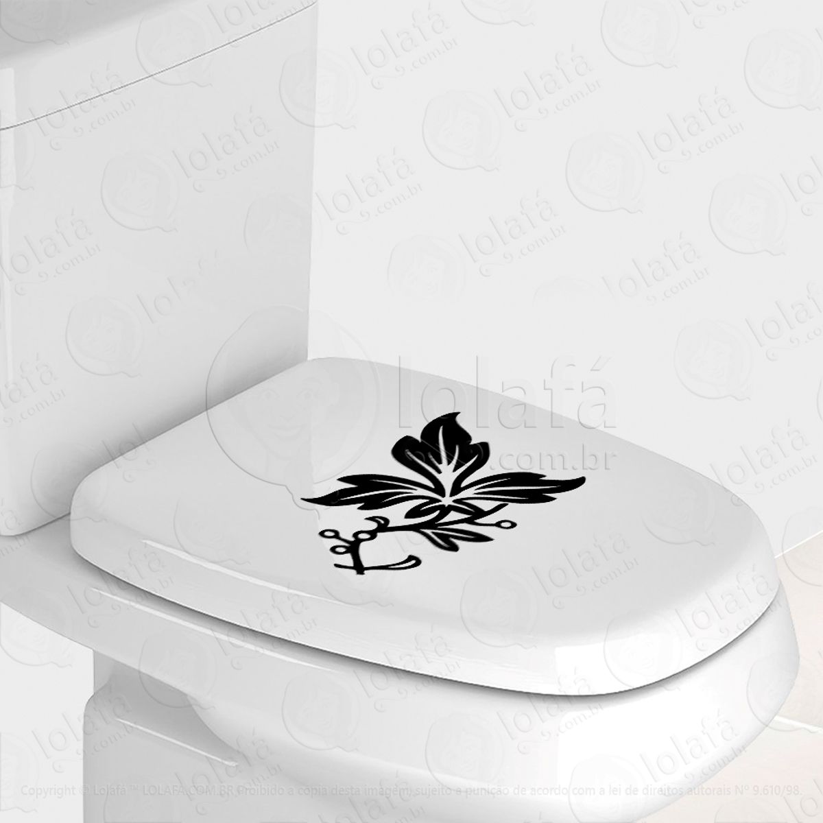 Flor Adesivo para Vaso Sanitário e Privada Mod:100