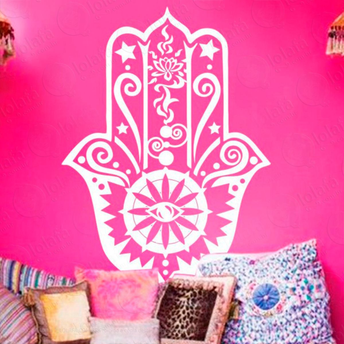Hansa Adesivo de Parede Decorativo para Casa, Sala, Quarto e Vidro Mod:83