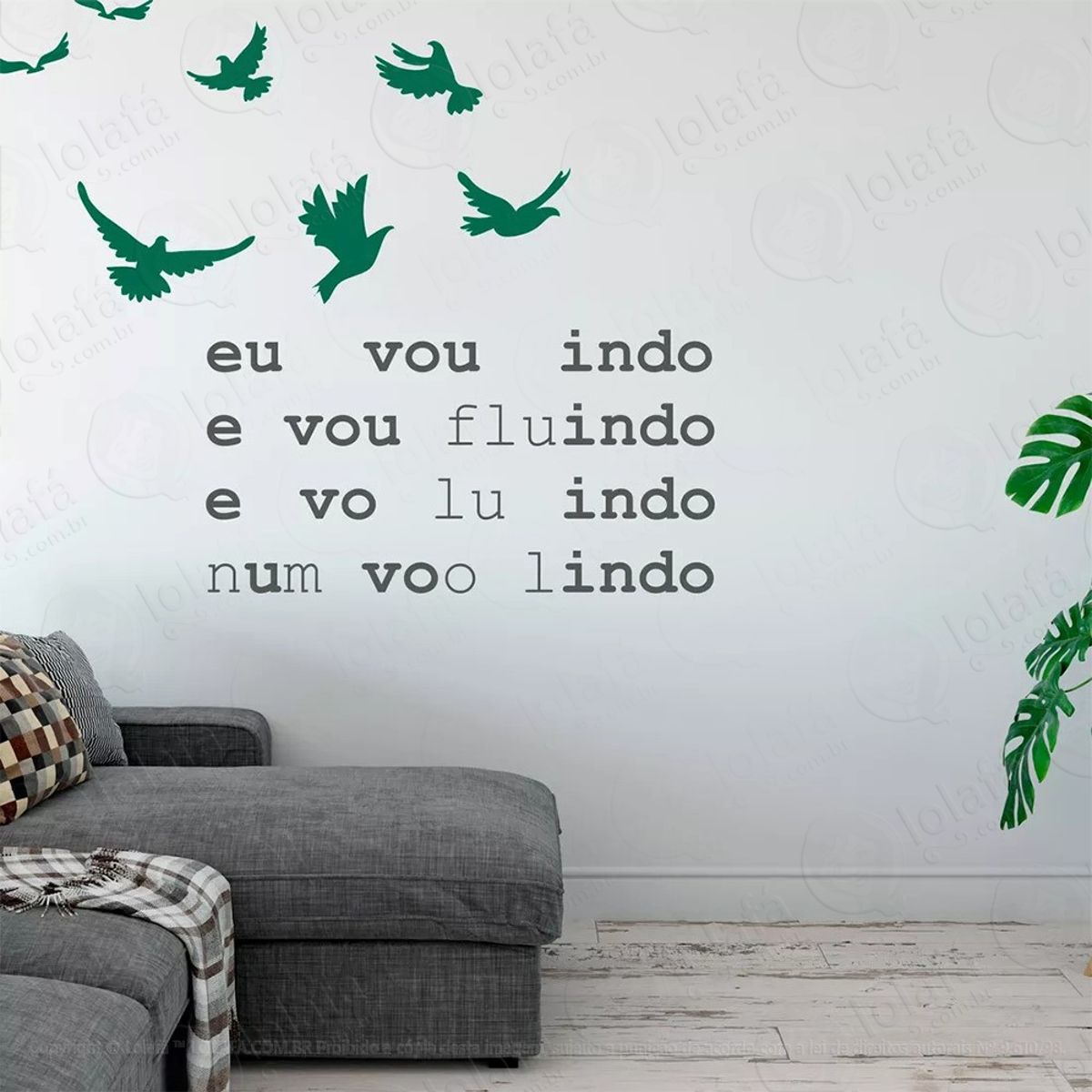 Evoluindo Adesivo de Parede Frase Personalizada para Sala, Quarto, Porta e Vidro Mod:111