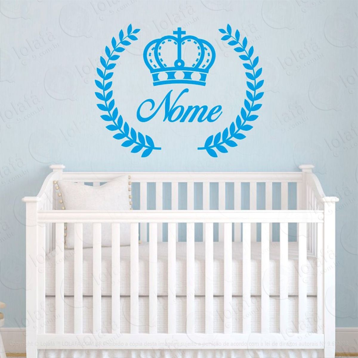 Nome Personalizado Adesivo de Parede Frase Personalizada para Sala, Quarto, Porta e Vidro Mod:213