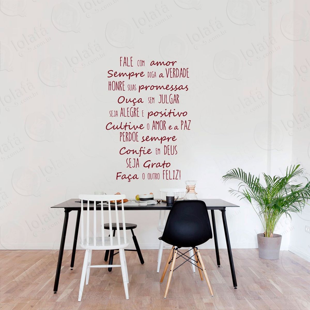 Seja Grato Adesivo de Parede Frase Personalizada para Sala, Quarto, Porta e Vidro Mod:214