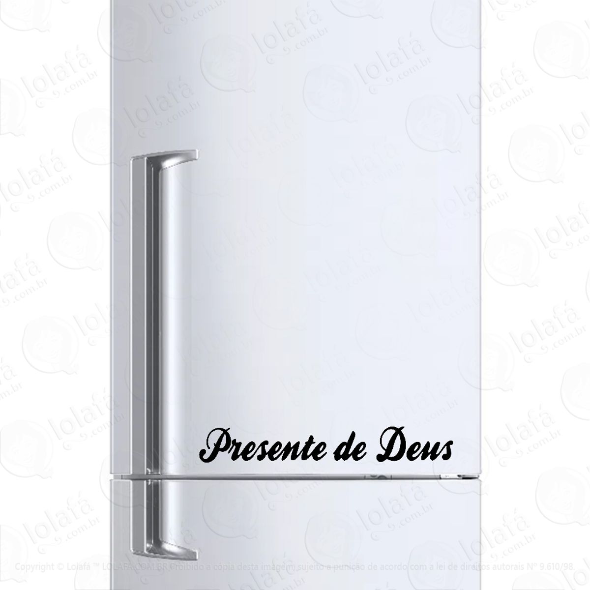 Adesivo Para Geladeira Presente De Deus Mod:177