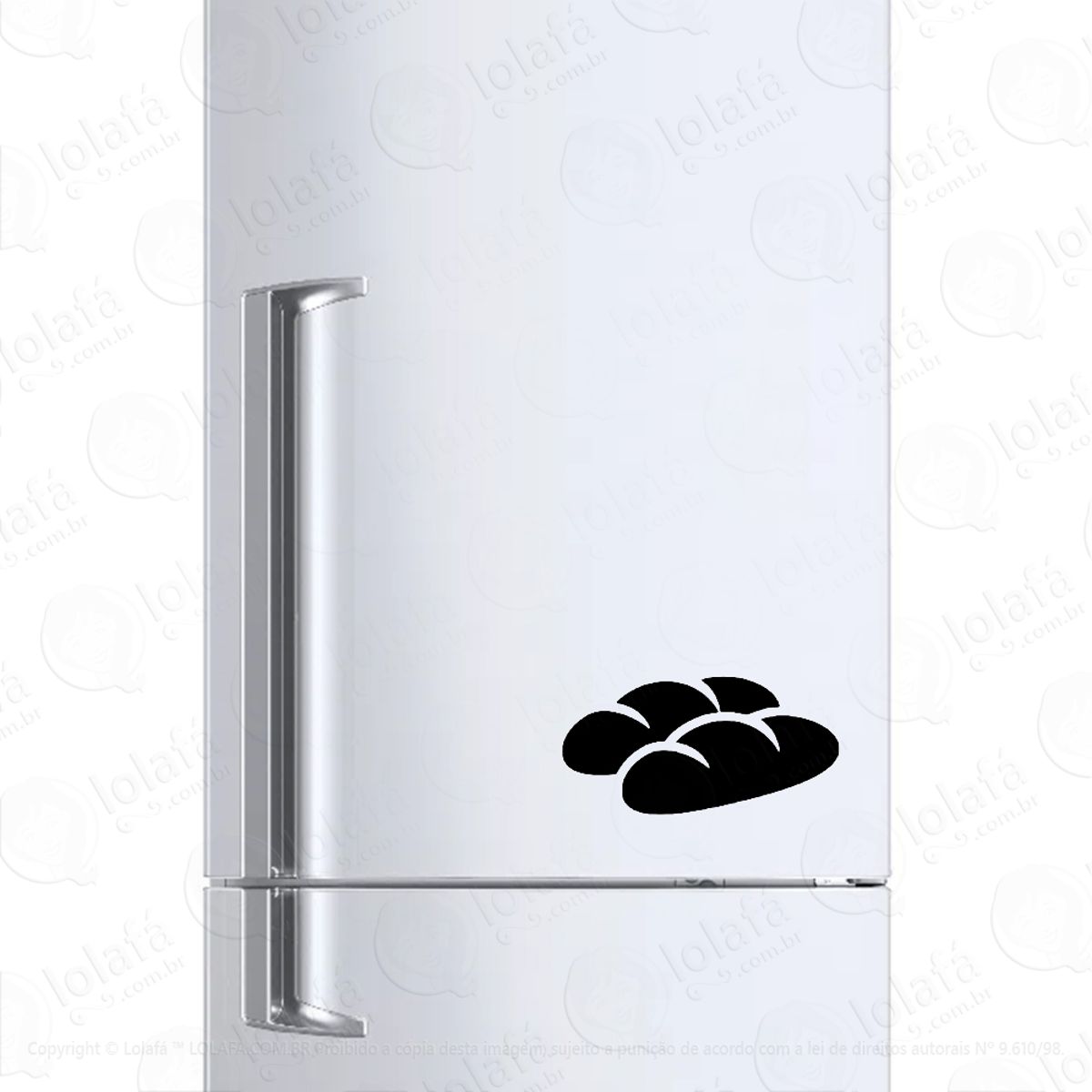 Adesivo Para Geladeira Pães Padaria Mod:239