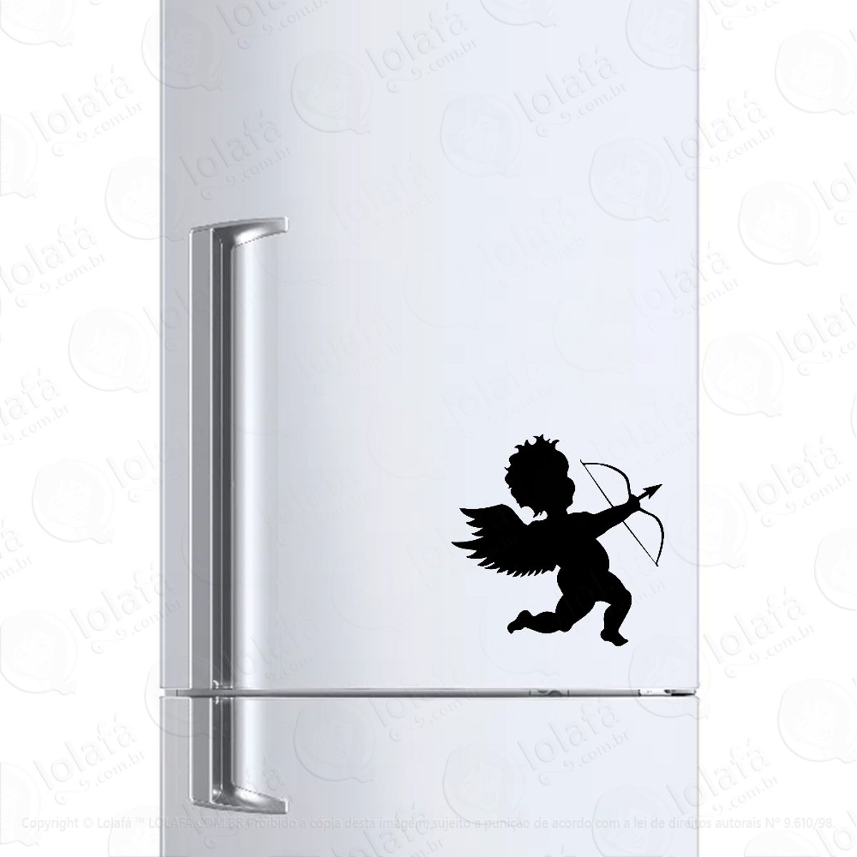 Adesivo Para Geladeira Anjo Cupido Amor Mod:290