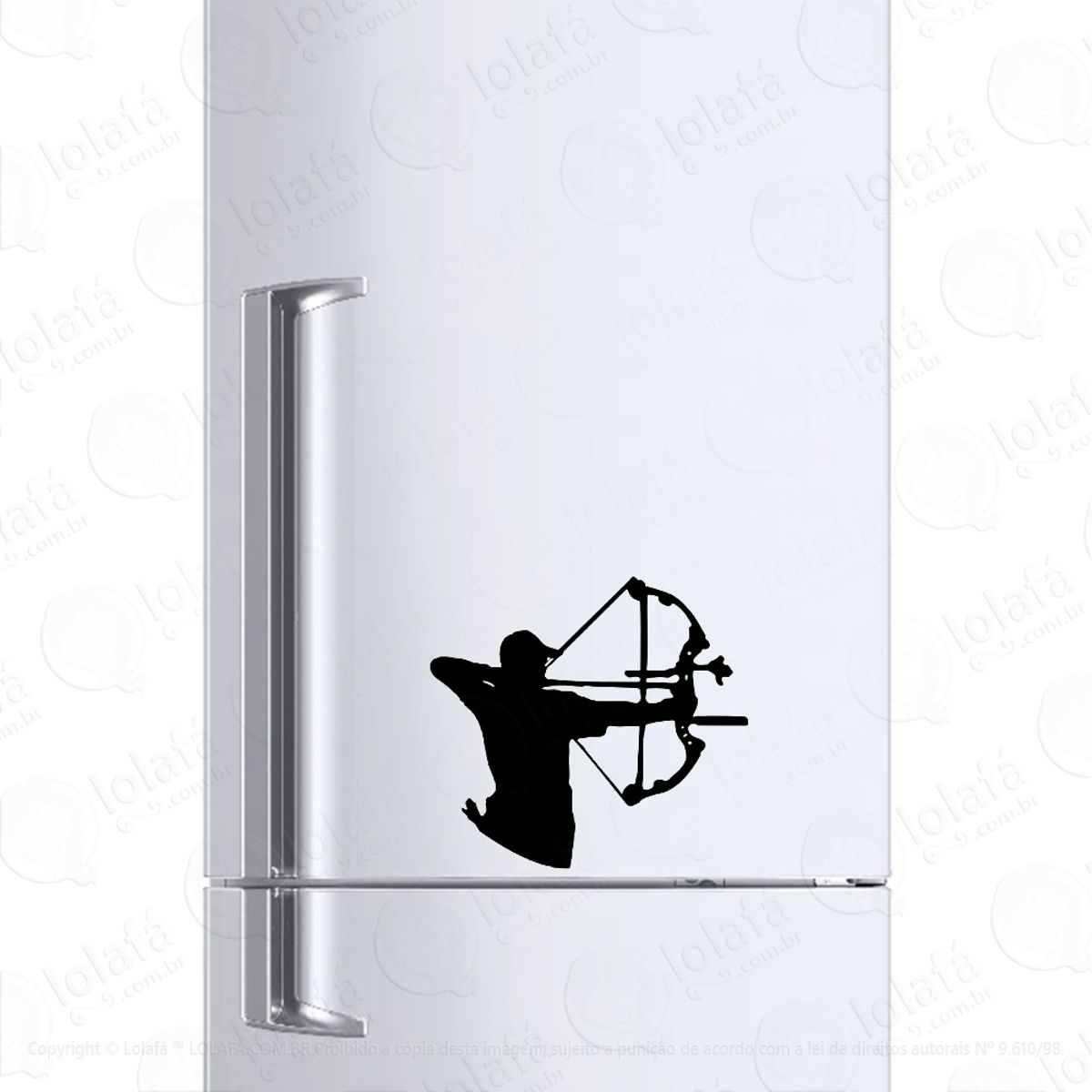 Adesivo Para Geladeira Arco E Flecha Arqueirismo Mod:333