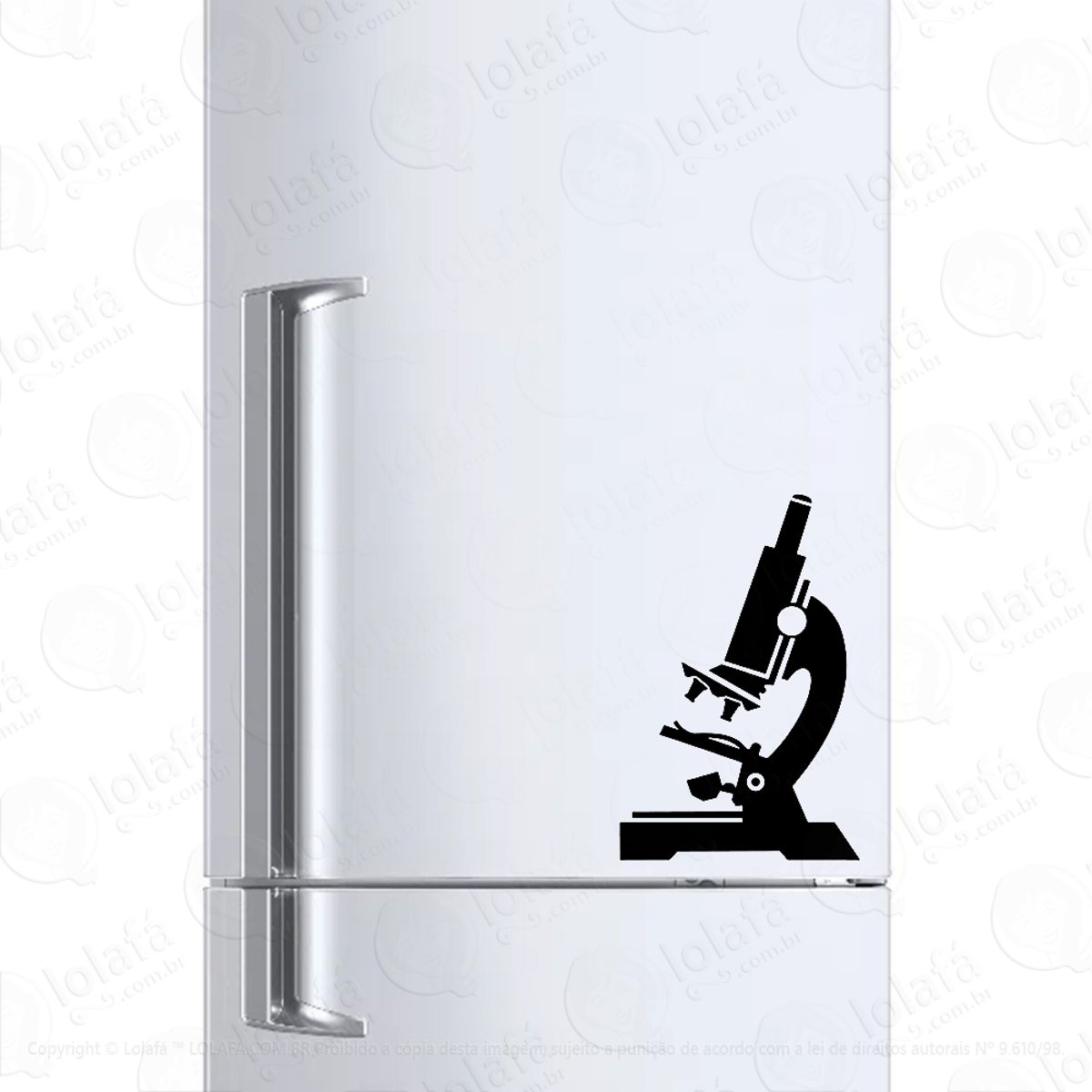 Adesivo Geladeira Cervejeira Pesquisador Microscópio Mod:401