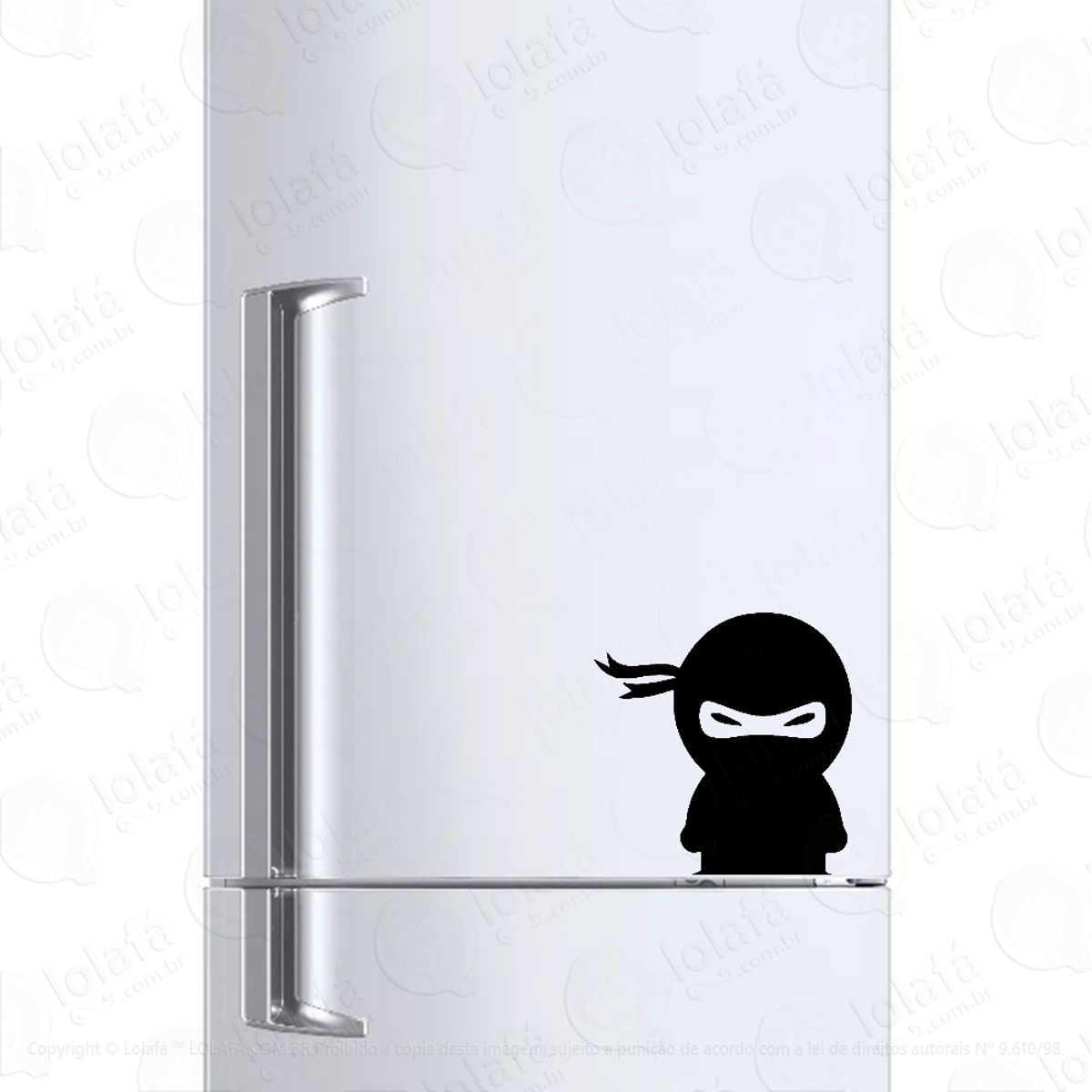 Adesivo Para Geladeira Jdm Ninja Japones Mod:411