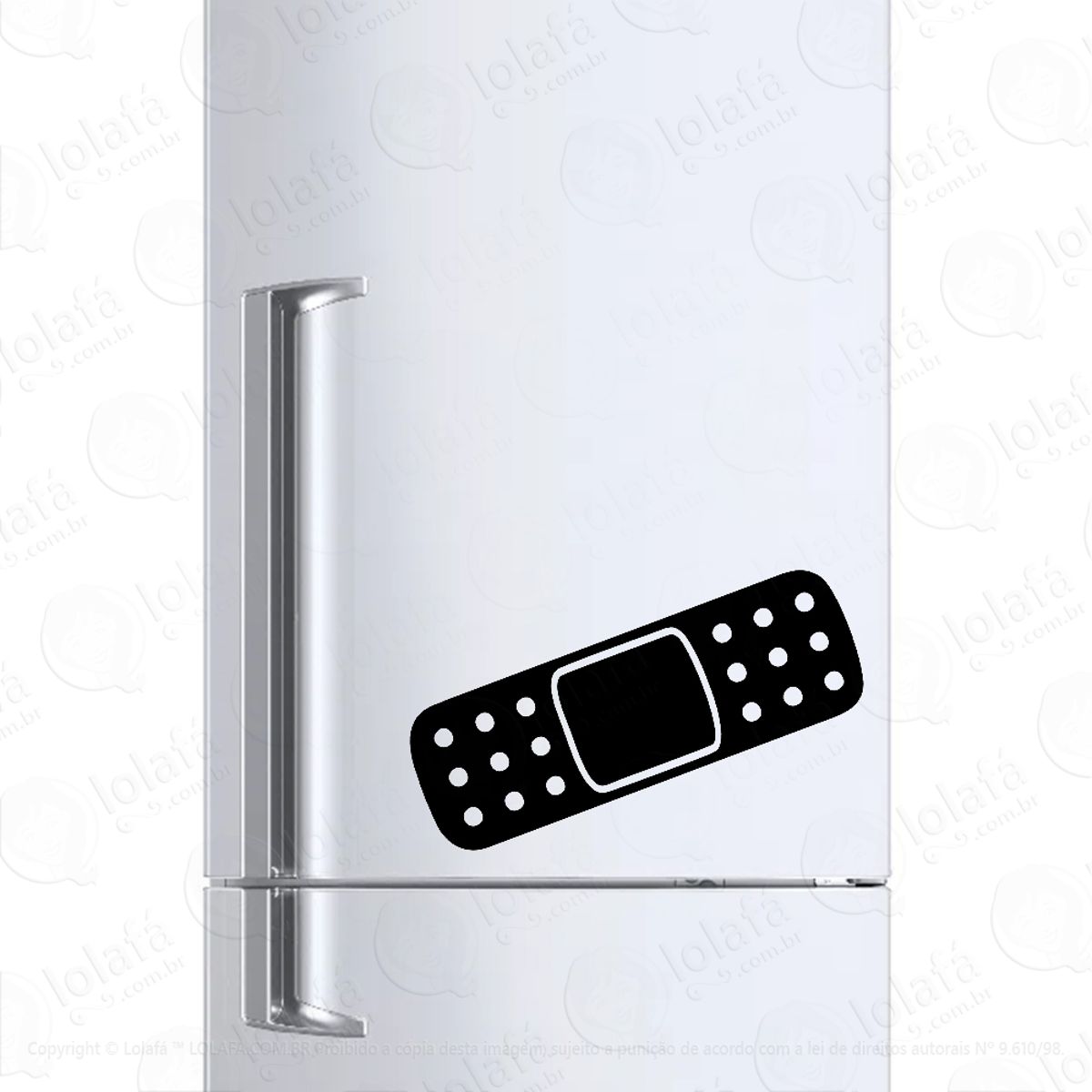 Adesivo Para Geladeira Band Aid Curativo Mod:433