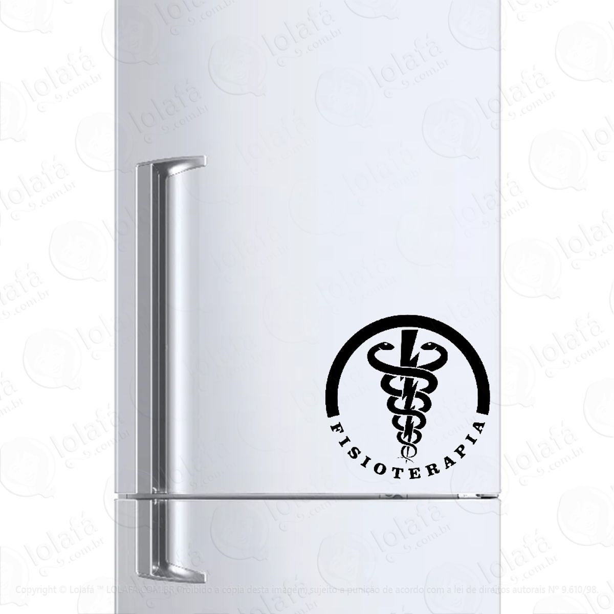 Adesivo Para Geladeira Fisioterapia Mod:435