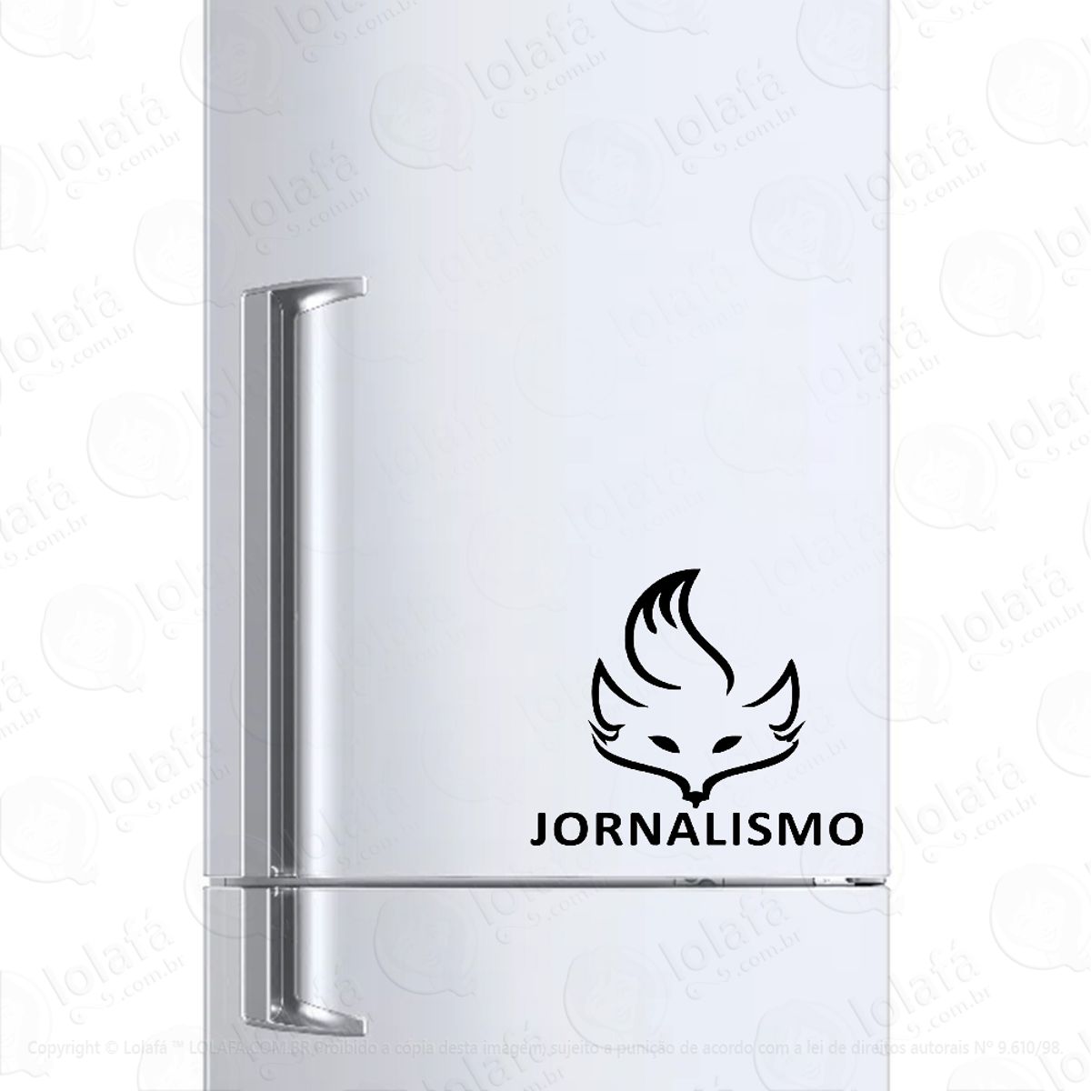 Adesivo Para Geladeira Curso Jornalismo Mod:441