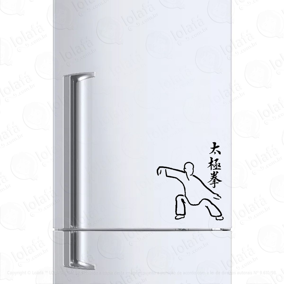 Adesivo Para Geladeira Tai Chi Chuan Mod:455