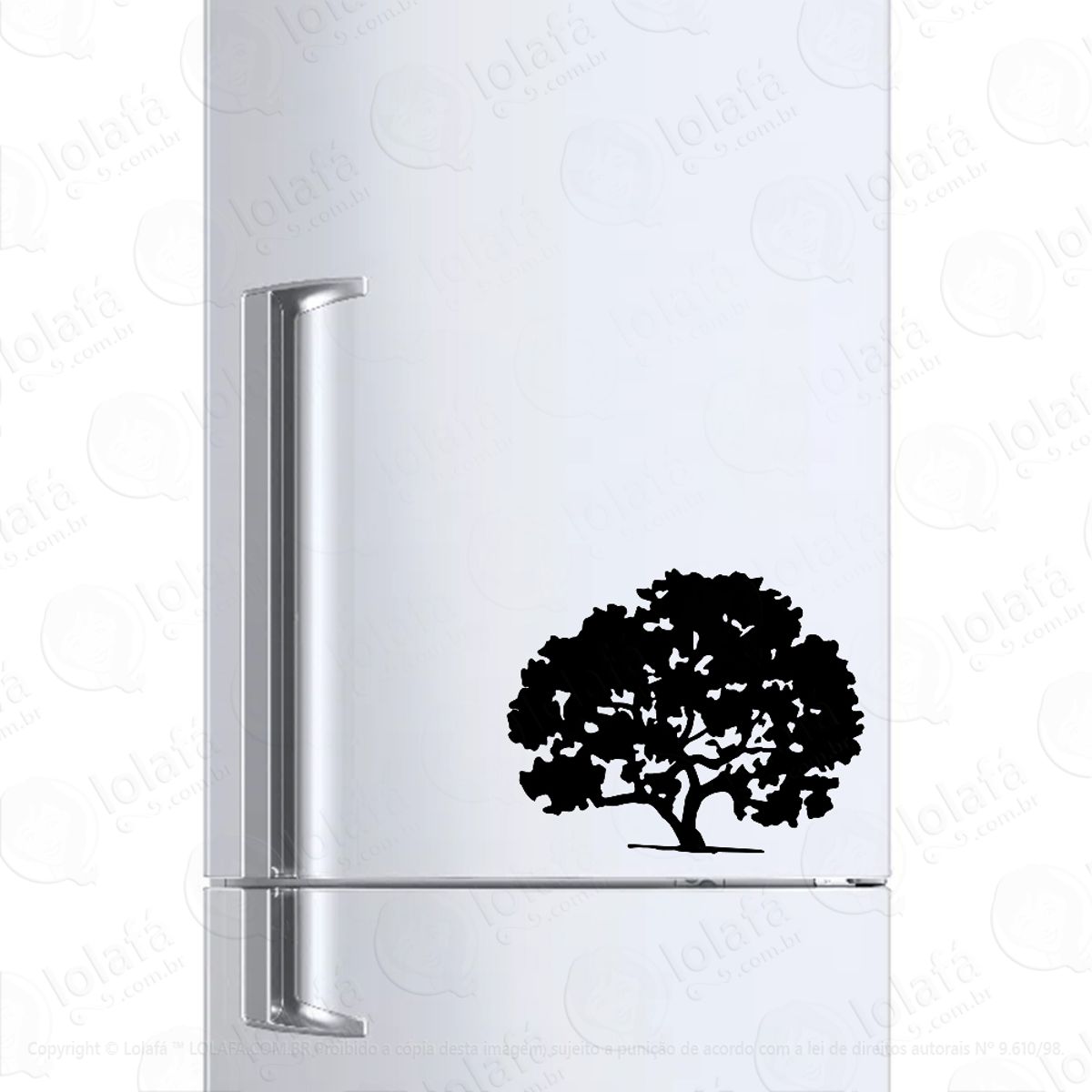 Adesivo Para Geladeira Árvore Natureza Mod:517