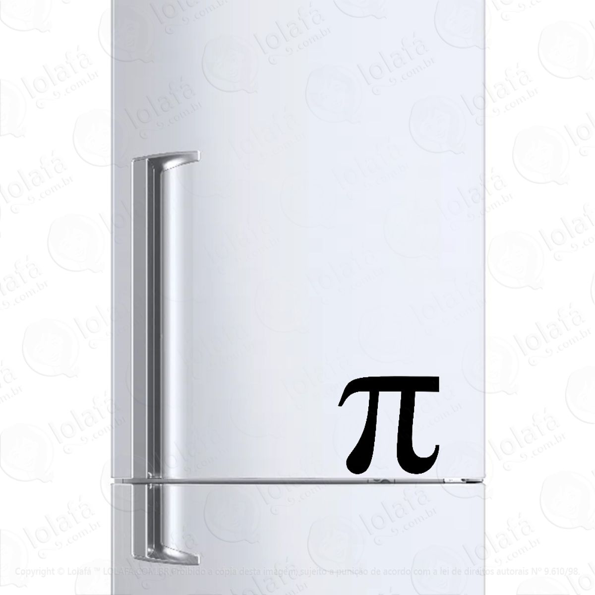 Adesivo Para Geladeira Símbolo Pi Matemática Mod:518