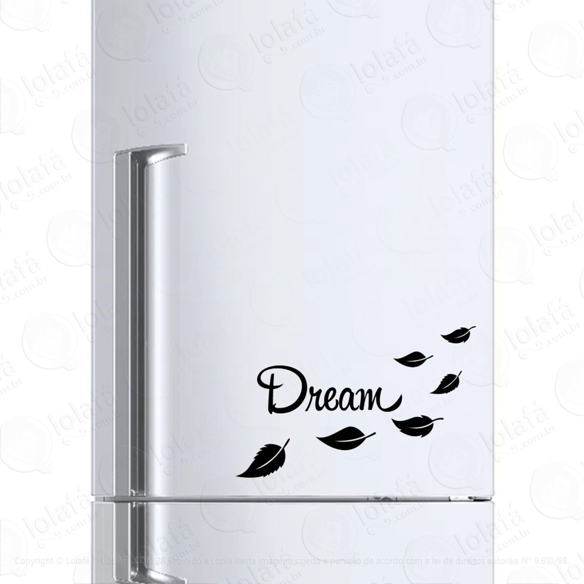 Adesivo Para Geladeira Dream Sonhe! Mod:613