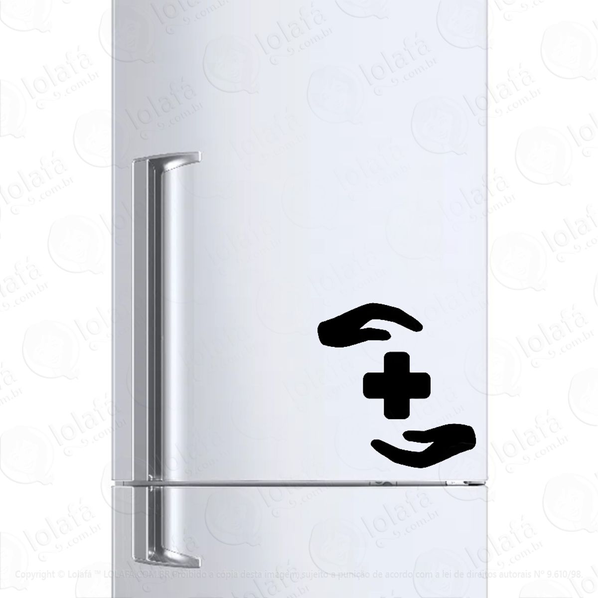 Adesivo Para Geladeira Enfermagem Cuidados Mod:750