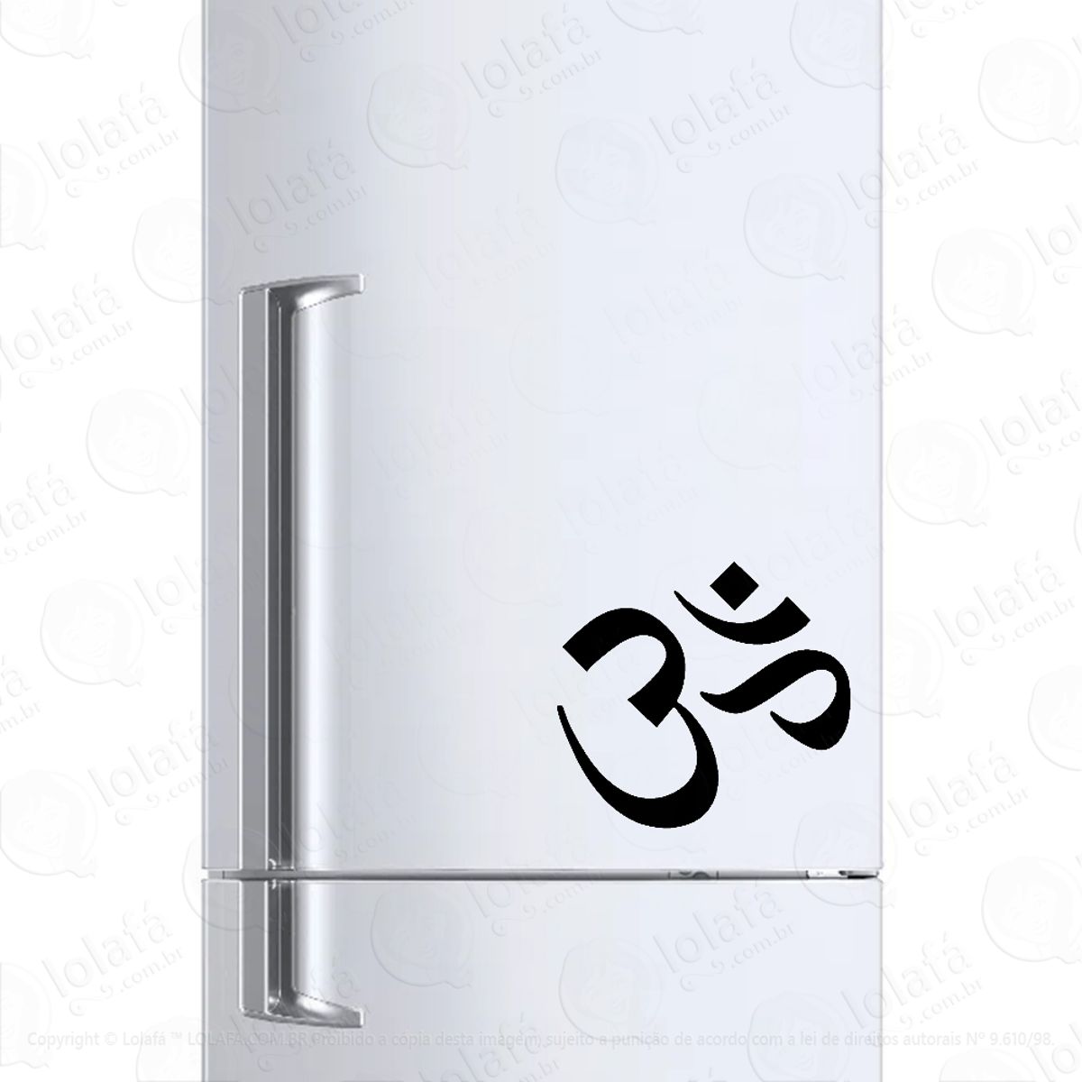 Adesivo Para Geladeira Símbolo Hinduísmo Mod:761