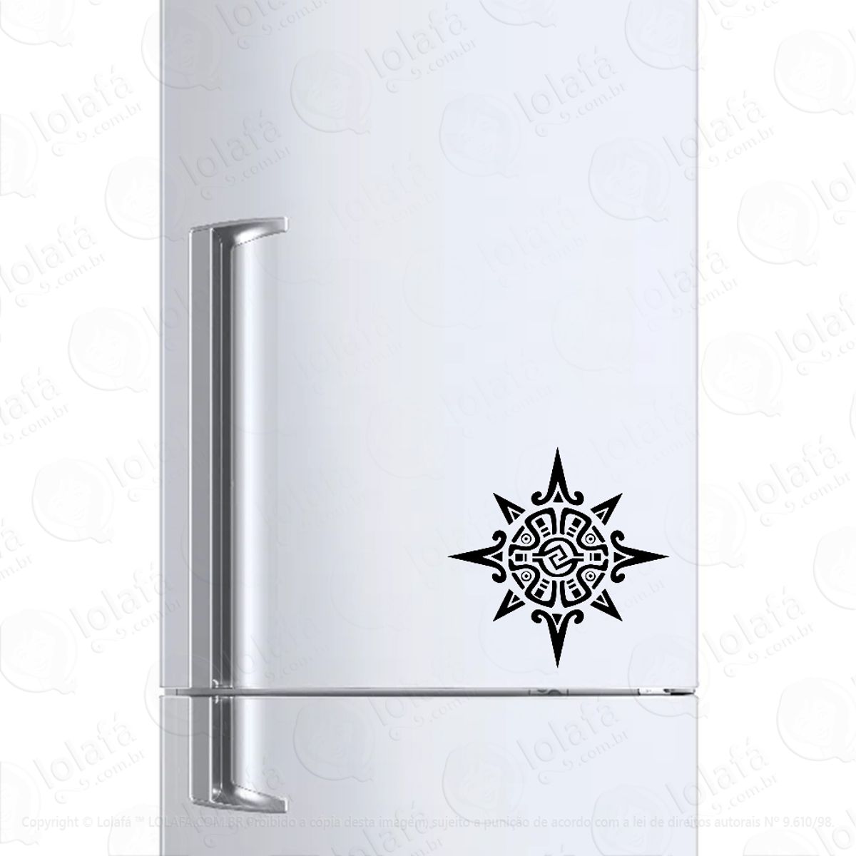 Adesivo Para Geladeira Símbolo Maia Mod:815