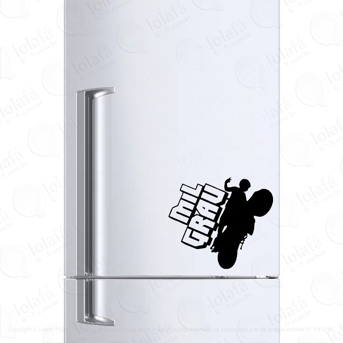 Adesivo Para Geladeira Mil Grau Mod:836