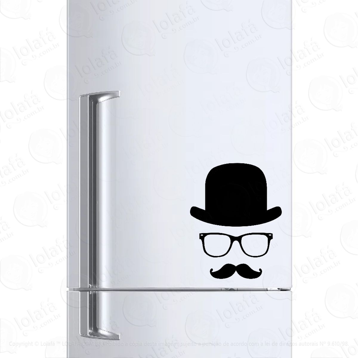Adesivo Para Geladeira Gentleman Mod:863