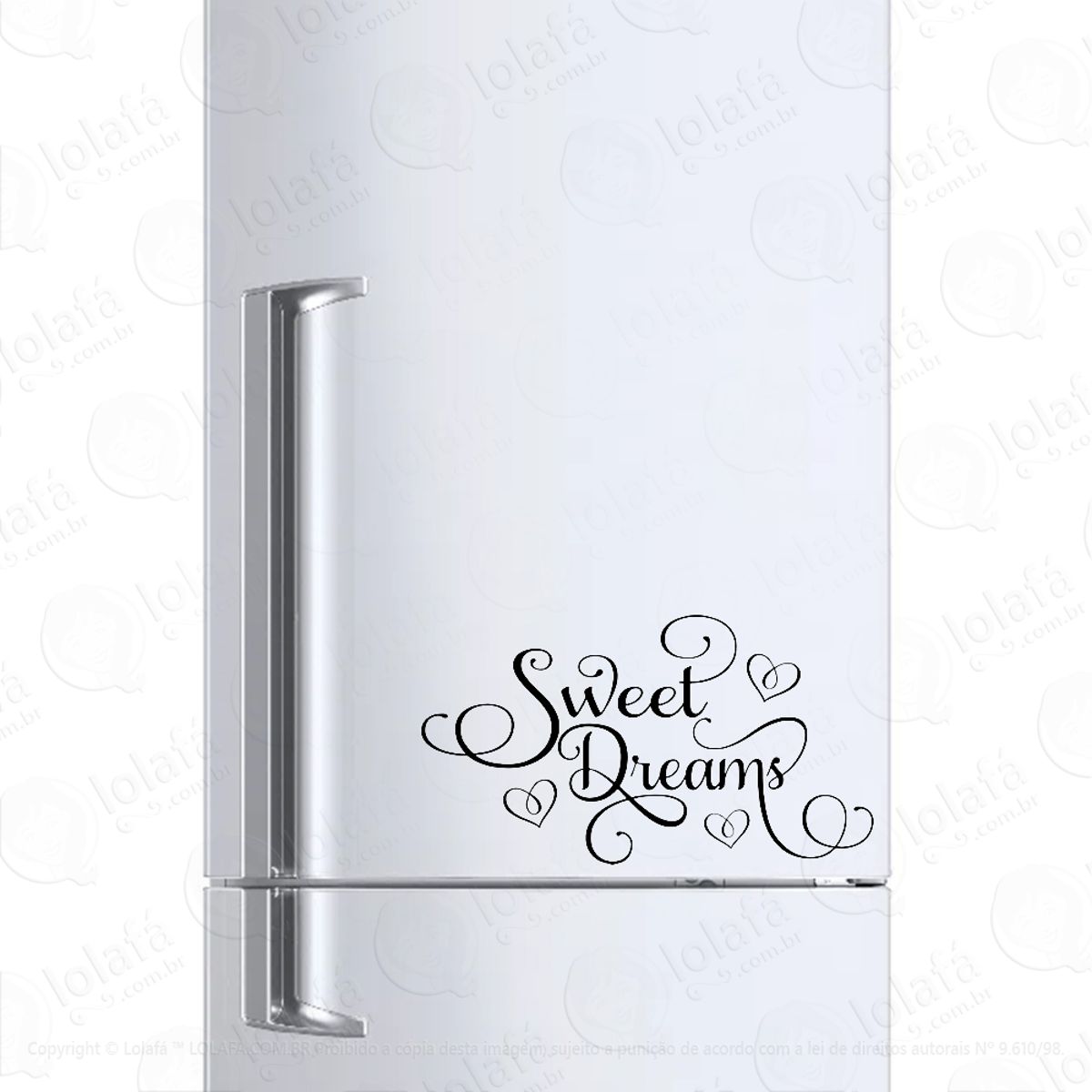 Adesivo Para Geladeira Sweet Dreams Mod:874