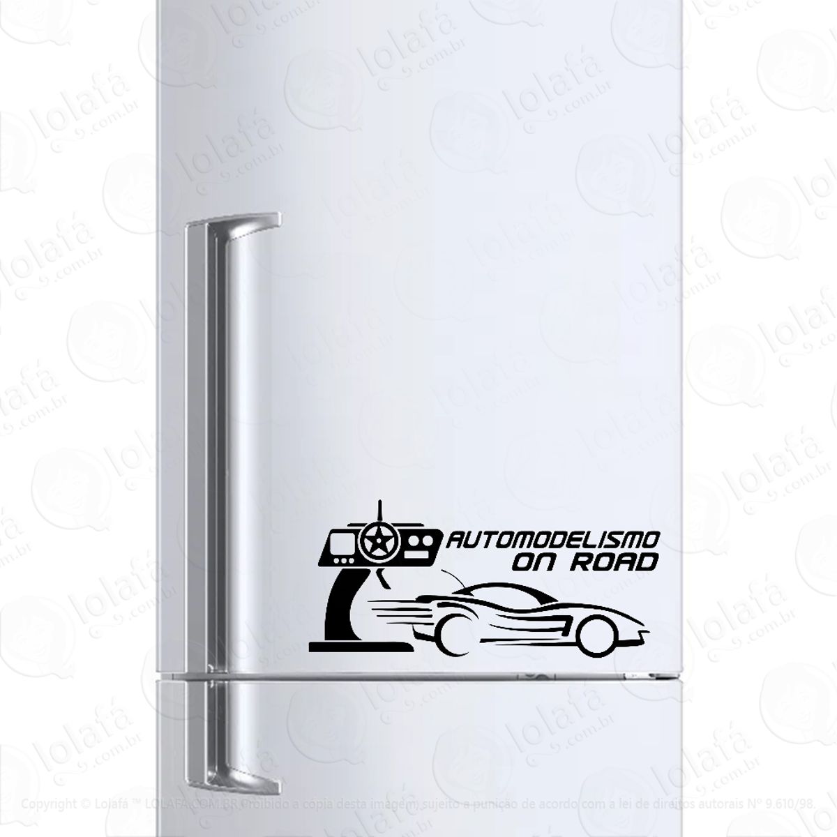 Adesivo Para Geladeira Automodelismo On Road Mod:878