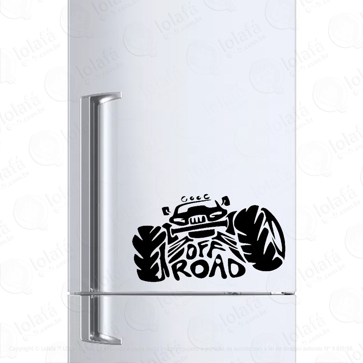 Adesivo Para Geladeira Automodelismo Off Road Mod:885