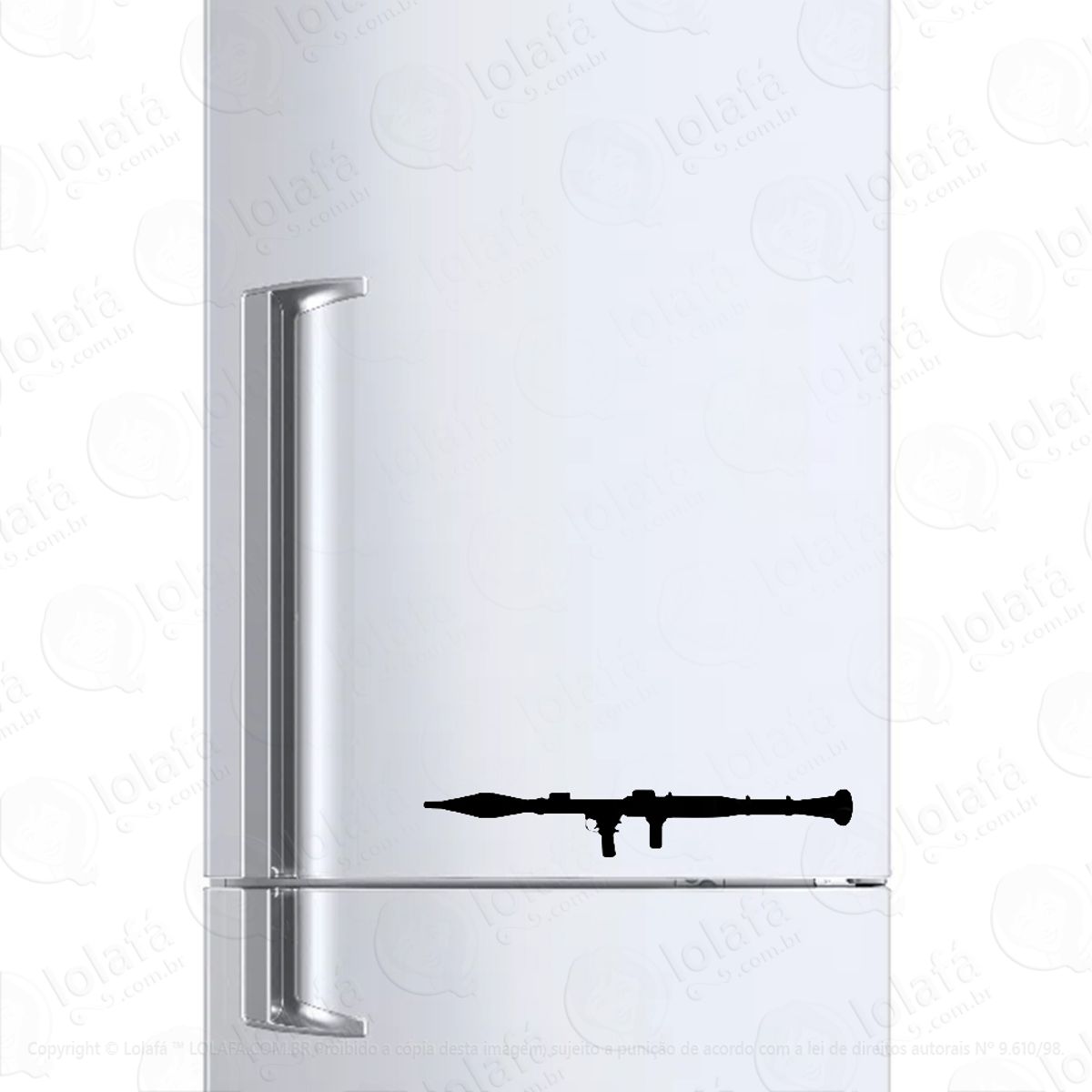 Adesivo Para Geladeira Bazuca Mod:898