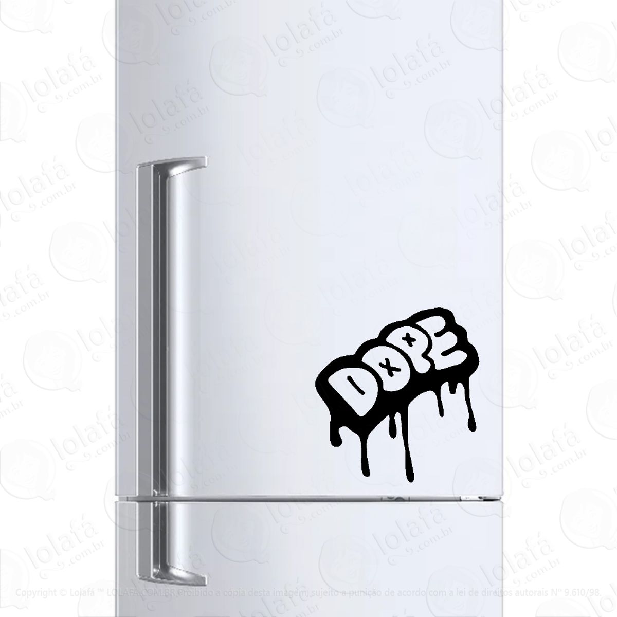Adesivo Para Geladeira Dope Mod:928