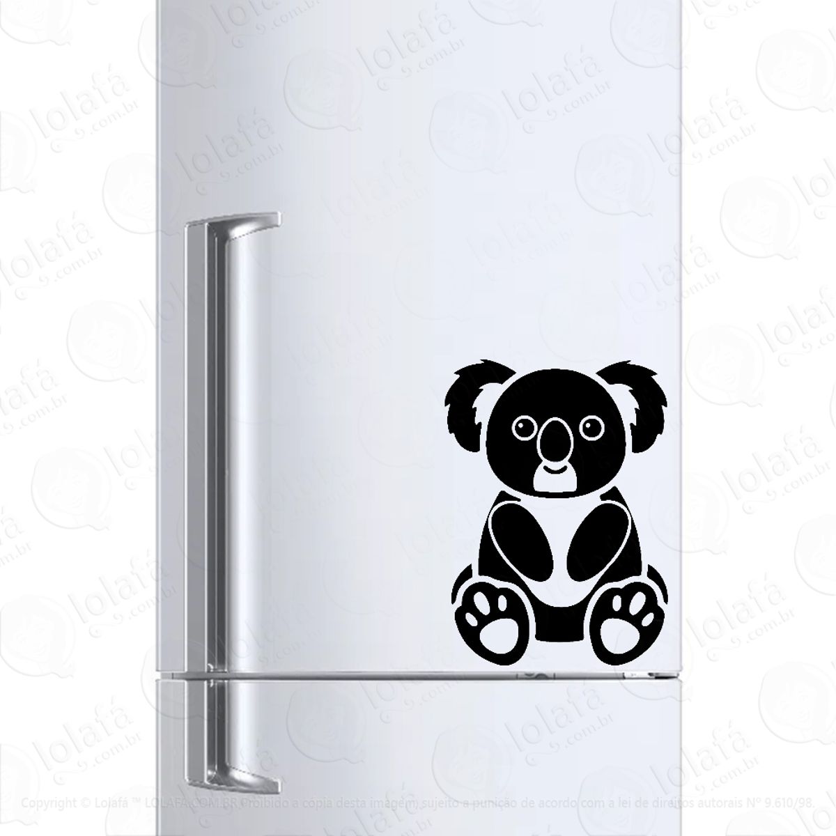 Adesivo Para Geladeira Coala Bebê Mod:976