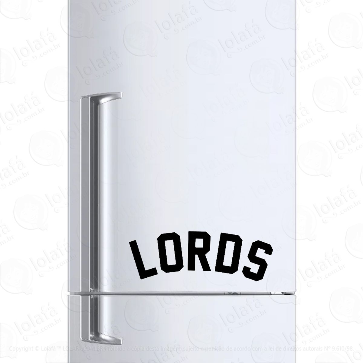 Adesivo Para Geladeira Lords Mod:1106