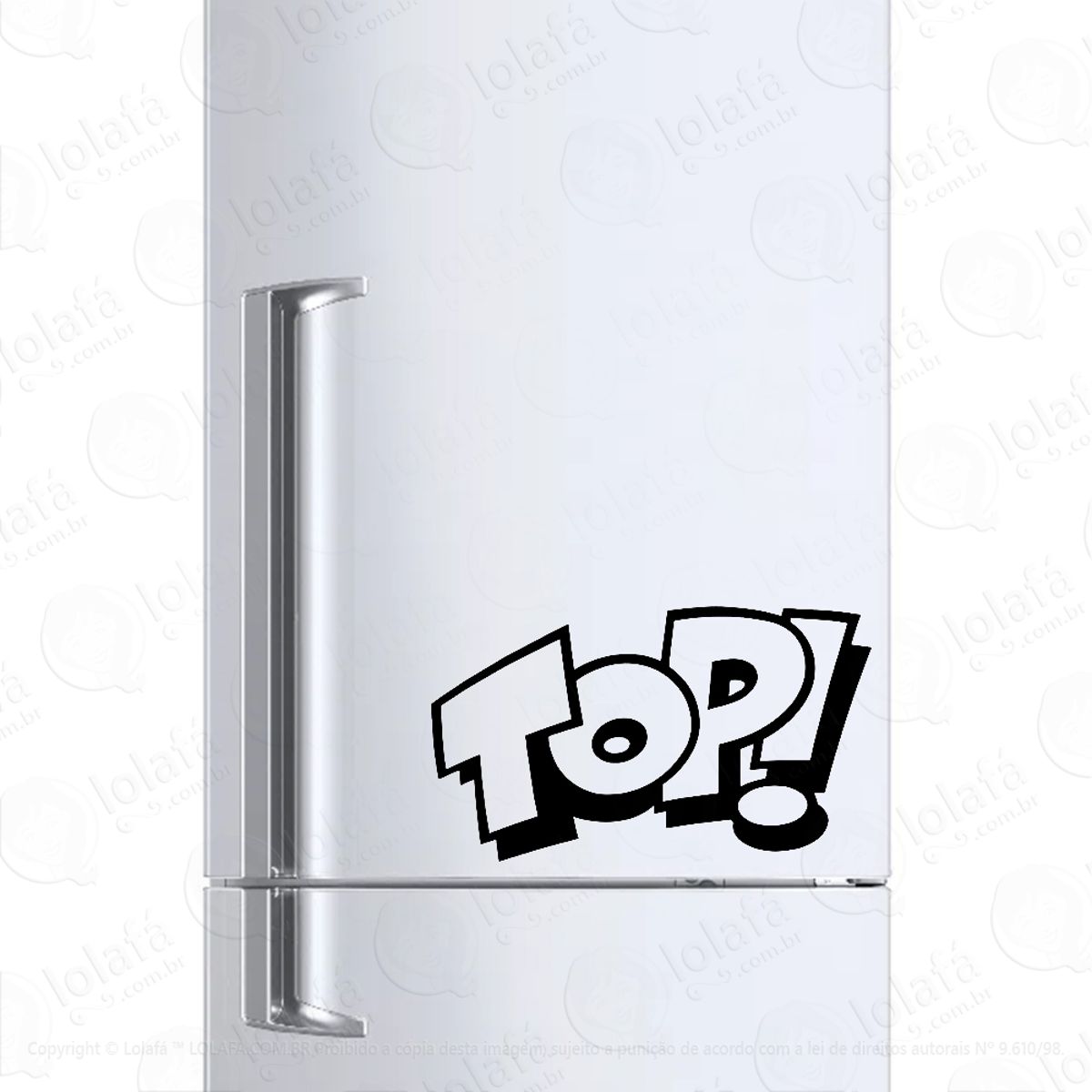 Adesivo Para Geladeira Top Comic Mod:1153