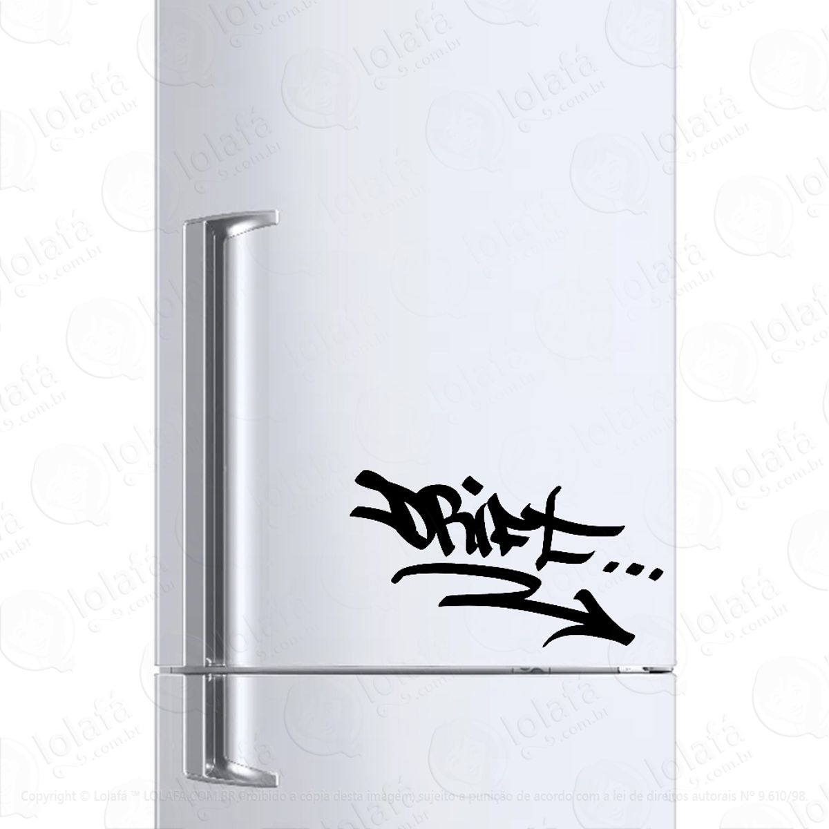 Adesivo Para Geladeira Drifit Graffiti Mod:1224