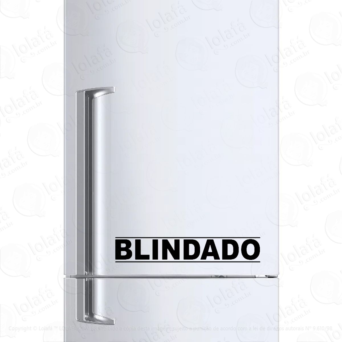 Adesivo Para Geladeira Blindado Mod:1255