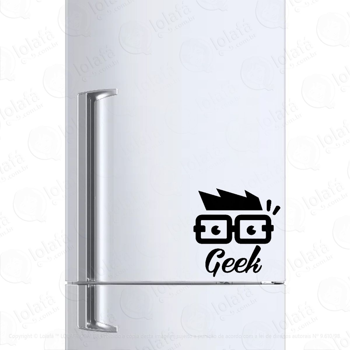 Adesivo Para Geladeira Geek Mod:1267