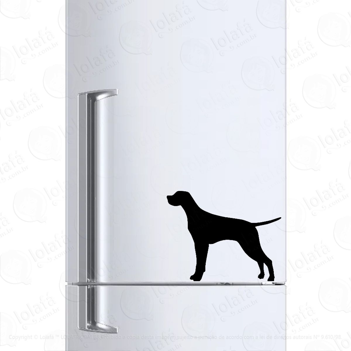 Adesivo Para Geladeira Pointer Raça Cão De Caça Mod:1327