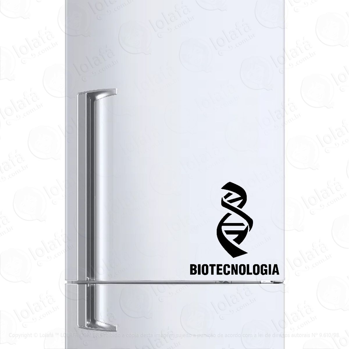 Adesivo Para Geladeira Biotecnologia Curso Faculdade Mod:1360