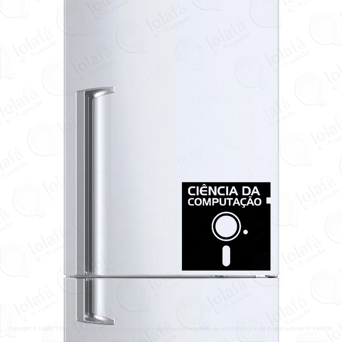 Adesivo Para Geladeira Ciência Da Computação Curso Mod:1386