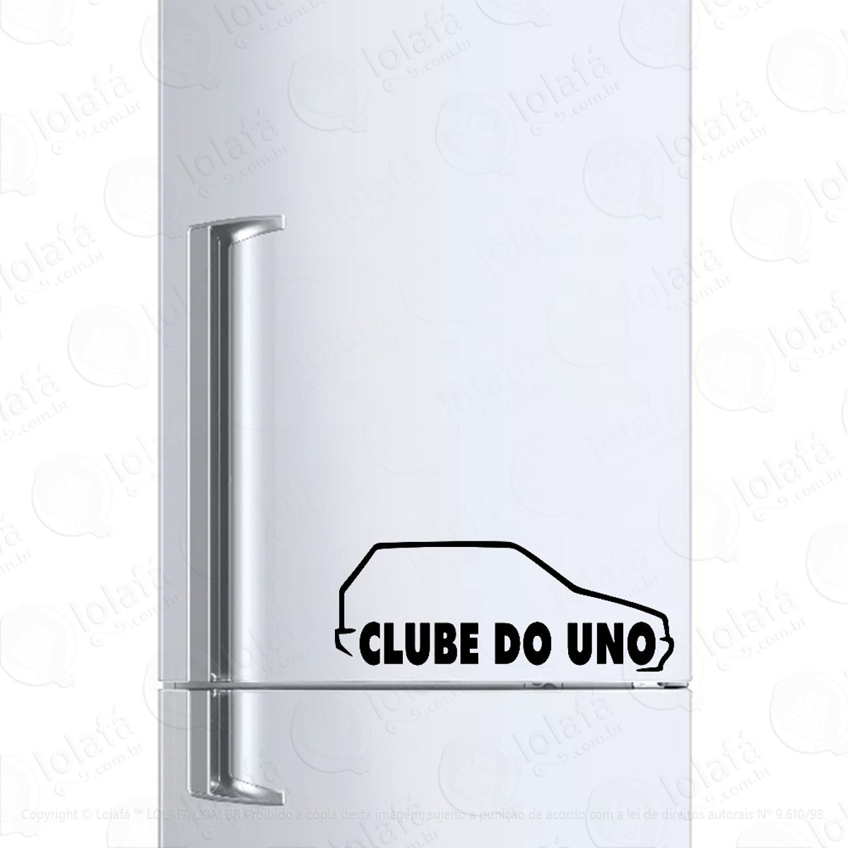Adesivo Para Geladeira Clube Do Uno Mod:1402