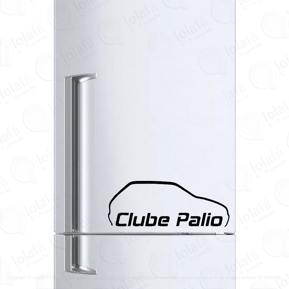 Adesivo Para Geladeira Clube Do Palio Mod:1424