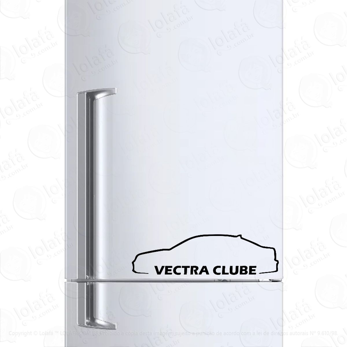 Adesivo Para Geladeira Clube Do Vectra Mod:1432