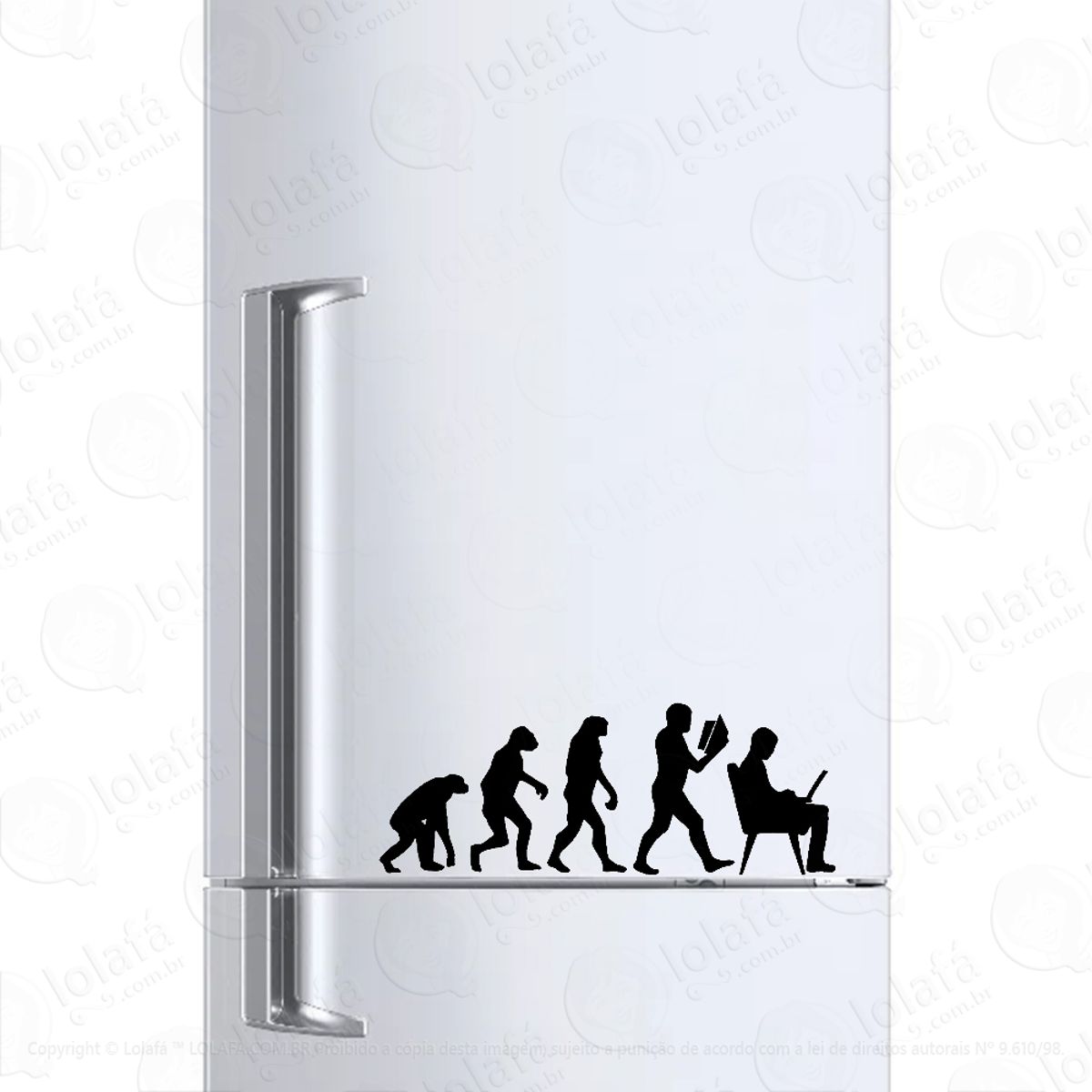 Adesivo Para Geladeira Evolução Desenvolvedor Software Mod:1444