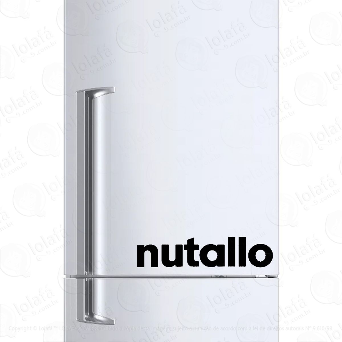 Adesivo Para Geladeira Nutallo Tuning Rebaixado Mod:1532