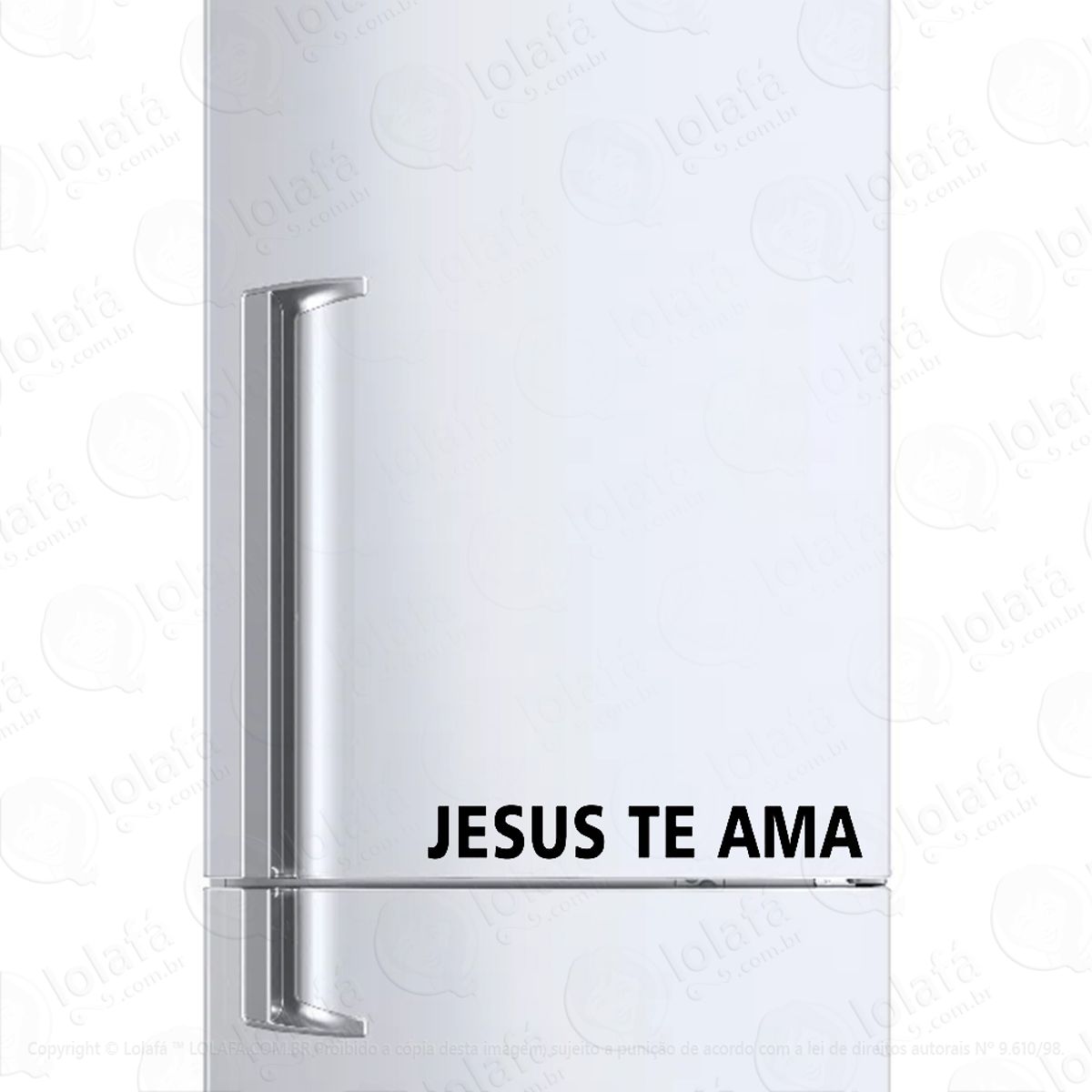 Adesivo Para Geladeira Jesus Te Ama Mod:1534